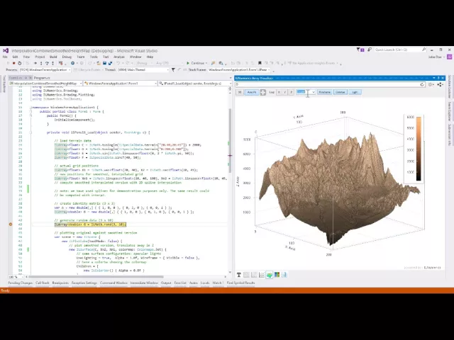 ILNumerics Array Visualizer intro