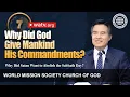 Why Did Satan Want to Abolish the Sabbath Day World Mission Society Church of God