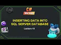 19 Insert Data into SQL Server C WinForms Tutorial for Beginners