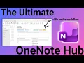 The Ultimate OneNote Hub Template for Work Organization OneNote Planner Workflow System