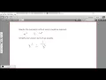 Rewriting an expression without a negative exponent
