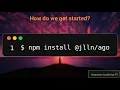 JavaScript Time Ago - ago js