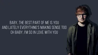 Ed Sheeran Best Part Of Me Feat YEBBA Lyrics Video 