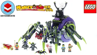Lego Monkie Kid 80022 Spider Queen’s Arachnoid Base - Lego Speed Build Review