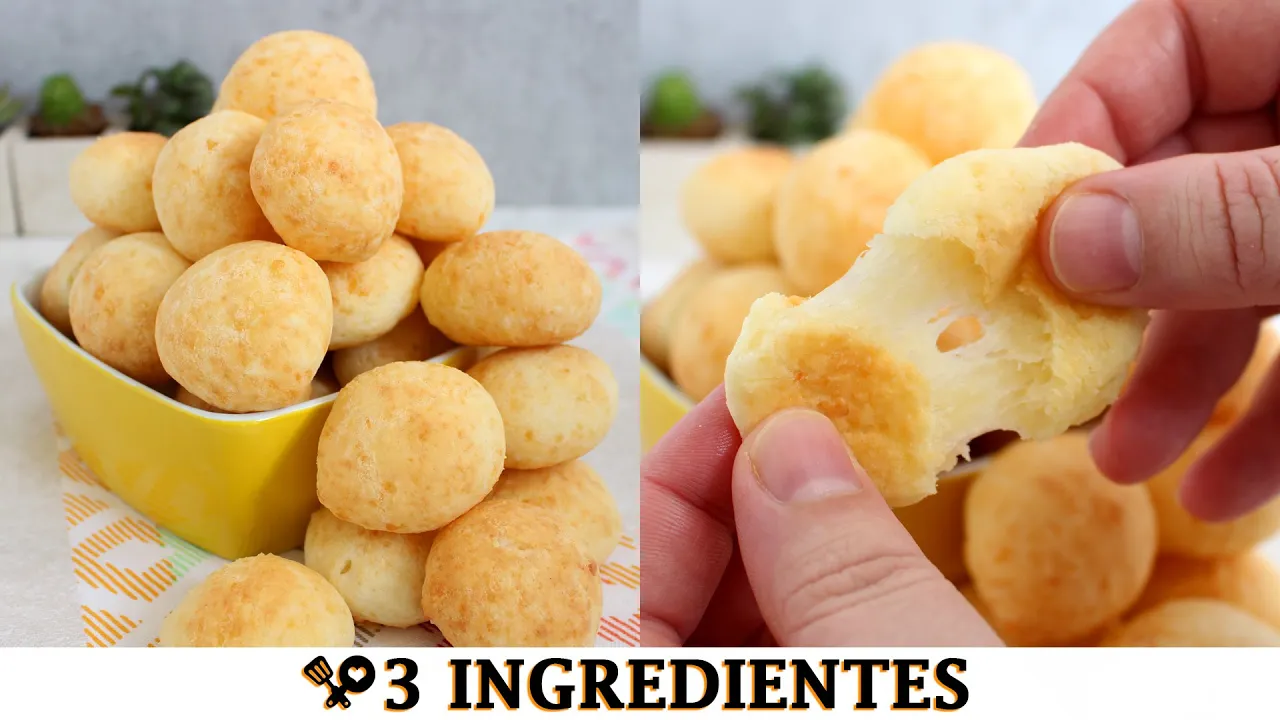 PÃO DE QUEIJO FEITO COM POLVILHO AZEDO , FÁCIL DE FAZER E UMA DELÍCIA.