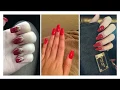 10 Pretty Coffin Nails Rose Gold Pink Black Red White Glitter Blue Silver Grey and Clear