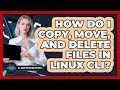 How Do I Copy Move And Delete Files In Linux CLI - All About Operating Systems