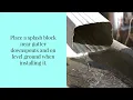 What Are Splash Blocks - Texas Gutter Installations