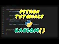 Python 3 11 - Random Module