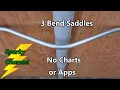 EMT Bending How To Make a 3 Point Saddle Bend Without Charts or Apps