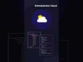 Animated sun cloud using html css Check my community post for the source code