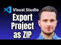 How to Export Visual Studio Project as ZIP