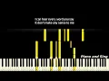 Hudson Stone - Talk (Piano Version, Tutorial, Lyrics, Karaoke)