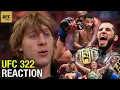 Lagu Paddy the Baddy reageert op GEKKE KO's bij UFC 322 | Is Ilia de volgende?!