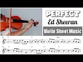 Free Sheet || Perfect - Ed Sheeran || Violin Sheet Music