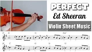 Download Free Sheet || Perfect - Ed Sheeran || Violin Sheet Music MP3