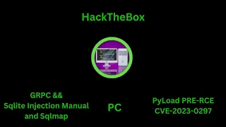 HackTheBox - PC GRPC Sqlite Injection Pyload Exploit