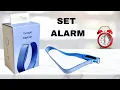 How To Set alarm On Google Fitbit Air