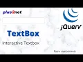 Interactive textbox to handle user inputs using JQuery