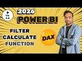 Power BI DAX - Filter and Calculate Functions
