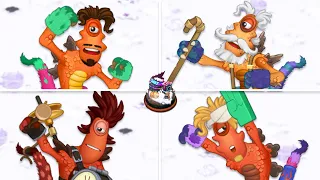 bbli$zard Island Wave 1 - All Monster Sounds & Animations (My Singing Monsters)
