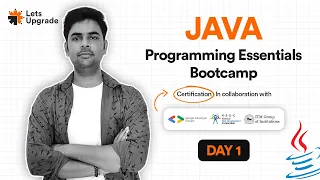 Day 1 Introduction to Java Java Programming Essentials Bootcamp 5 Days