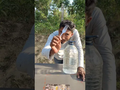 কাঁটা চামচ দিয়ে ৫ লিটার পানি খাওয়ার চ্যালেঞ্জ! #shorts #mrhelal