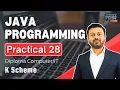 Java Database Insert Update and Delete Operation Diploma Semester 4 Practical No 28 K Scheme