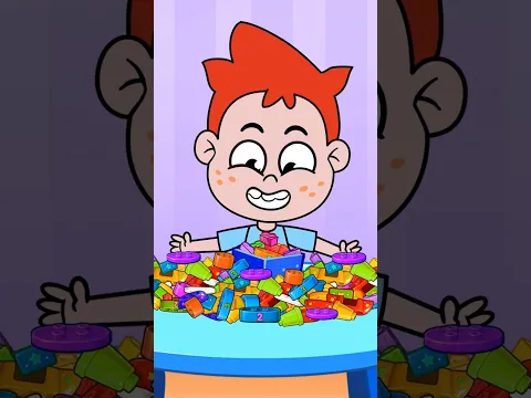 Emma, can you share? 🧱🥺 Let's build the biggest tower together! #forkids