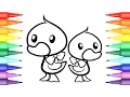 Coloring Pages Toy Ducks I Learn how to color s for kids