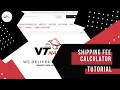 VT Nation Tutorial Shipping Fee Calculator