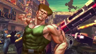 Street Fighter X Tekken Guile Intro Win Poses 