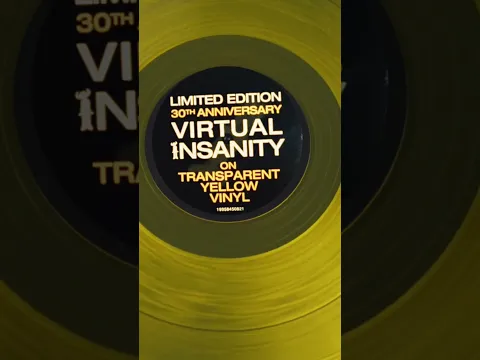 'Virtual Insanity’ pressed on transparent yellow vinyl was released this summer… get yours now! ⚡️