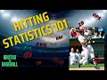 Understanding Hitting Statistics - A Crash Course on Baseball Stats Episode