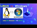 Differences between Linux and Windows in Hindi