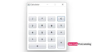 Simple Calculator in Java using NetBeans Source Code