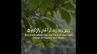 تصميم قران بصوت اسلام صبحي كل من عليها فان حالات واتس اب قران 