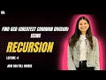 Recursion Lecture 4 Find GCD Greatest Common Divisor