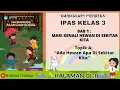 Download Lagu IPAS Kelas 3 Bab 1 Topik A - Ada Hewan Apa di Sekitar Kita - Halaman 01-11 Kurikulum Merdeka