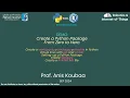CS316 Demo - From Zero to Hero Creating a Python Package Workspace Virtual Envs and Setup