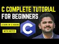 C Programming Full Course Learn C in 5 hours With Notes Amit Thinks 2025