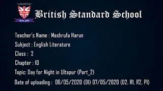 class 2 subject english literature chapter 10 part 2 
