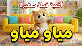 أغنية القطة مياو مياو   قطة صغيرة جميلة   أغنية أطفال مليئة باللعب والضحك  اغاني اطفال دندنها