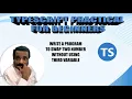 HOW TO SWAP TWO NUMBER WITHOUT USING THIRD VARIABLE Typescript Example Tamil Software