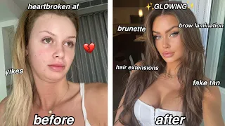 spending 1000 to glow up after heartbreak EXTREME TRANSFORMATION