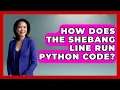 How Does The Shebang Line Run Python Code - Python Code School