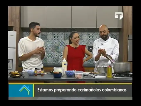 Estamos preparando carimañolas colombianas