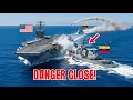 Venezuelan Warships RUSHED a U.S. Supercarrier at FULL SPEED – Then THIS Happened!