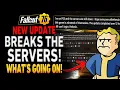 Fallout 76 Burning Springs Update CRASHES GLOBAL SERVERS - Bethesda s Response