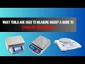 What Tools Are Used to Measure Mass Balances Scales Lab Instruments